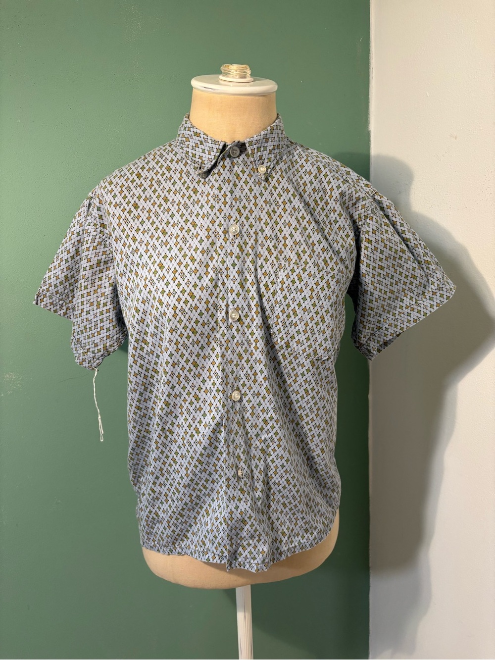 Vintage 1950’s Buffalo David Bitton Boy’s Short-Sleeve Button-Down Shirt